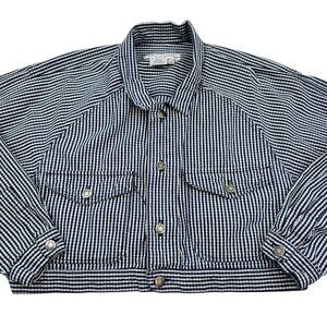 Calvin Klein Sport Vintage 80's/90's Gingham Print Cropped Jacket Women's MP
